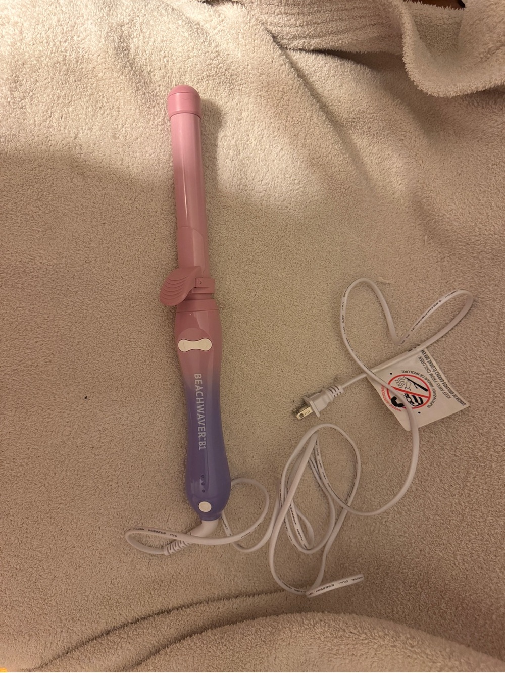 The Beachwaver Co. Pink to Purple Curling Wand